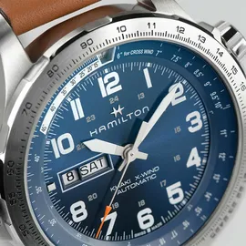 Hamilton Khaki Aviation X-Wind Day Date Leder 45 mm H77765541