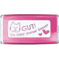 Colop NIO School Motivstempel Gut 3,8 x 1,4 cm Pink 1 St.