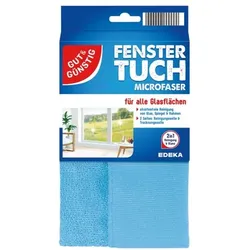 Gut & Günstig Fenstertuch Microfaser »2in1 Reinigung & Glanz«