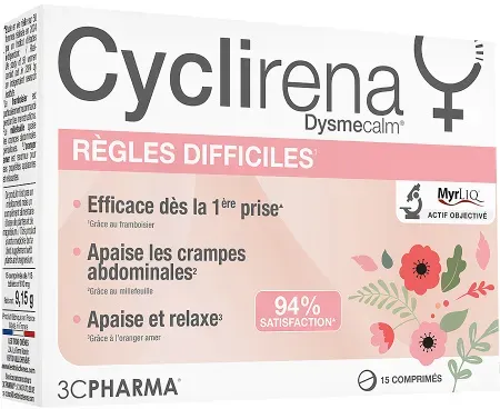 3C Pharma Cyclirena Schwierige Regelblutung 15 Tabletten