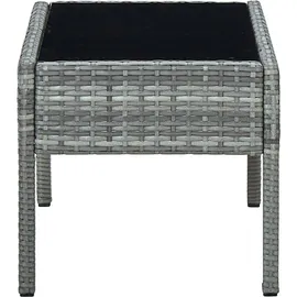 vidaXL Gartentisch 75 x 40 x 37 cm Grau