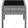 vidaXL Gartentisch 75 x 40 x 37 cm Grau