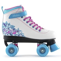 SFR Vision II Quad Skates Kinder-Rollschuhe Weiß Blau mit Garantie vom Profi neu