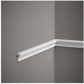 PROVISTON - Zierleiste Polystyrol 15 x 33 x 2000 mm Weiß Wandleiste Wanddekoration