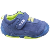 Hush Puppies Kinder / Jungen Leder-Sneaker Harry mit Klettverschluss FS5474 (18 EU) (Blau)