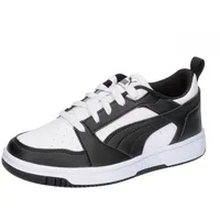 Puma Rebound V6 LO PS Sneaker, White Black, 28