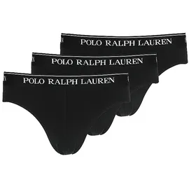 Ralph Lauren Slips unifarben Schwarz / Weiß XL 3er Pack