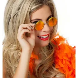 Lennon Hippie Brille Orange - OS