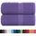 vidaXL Seiftücher 2 Stk. Lila 30x30 cm 360 g/m2 100% Baumwolle