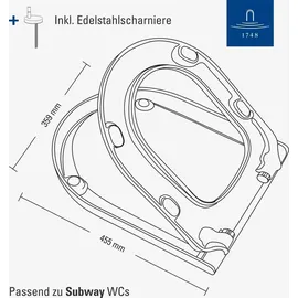 Villeroy & Boch Subway WC-Sitz Weiß