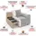 LeGer Home by Lena Gercke Ecksofa "Adelita mit Ottomane links oder rechts bestellbar, B/H/T 270/97/168", beige (creme), B:269cm H:97cm T:168cm, 100% Polyester, LEGER HOME BY LENA GERCKE, Sofas, Ecksofa, L-Form mit Wellenunterfederung, enthält 2 Zierkissen