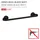 Wenko Uno Bivio Handtuchstange Schwarz 40 cm