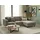 TRENDMANUFAKTUR Eckcouch Cord 2-Sitzer Blau