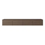 Selsey Bemmi TV-Hängeboard 200 cm Walnuss 28,4 cm x 31,8 cm Spanplatte