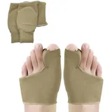 Vordpe 2 Stück Hallux Valgus Korrektur, Hallux Valgus Schiene, Bunion Corrector, Hallux Valgus Bandage, Eingebauter Stoßdämpfer und Zehensplitter für Tag/Nacht Unterstützung(S)