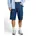 Jeansshorts aus Baumwolle mit Gürtelschlaufen