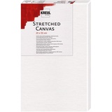 Kreul Stretched Canvas, 20 x 50 cm in Einsteigerqualität, ideal für Acryl- und Gouachefarben, Leinwand aus Baumwolle 4 fach grundiert