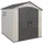 Lifetime Gerätehaus Fox 2,15 x 2,13 x 2,28 m hellgrau/dunkelgrau