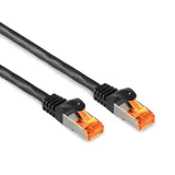 S-Conn Patchkabel Cat 6a S/FTP, Outdoor, schwarz 08-26075