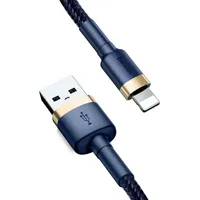 Baseus Cafule Lightning cable 2.4A 1m (Gold+Dark blue)
