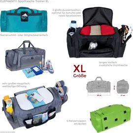 Elephant Gin Fußballtasche Trainer XL schwarz