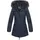 Geographical Norway Damen Jacke Winterparka Coracle/Coraly XL-Fellkapuze Navy, M - M