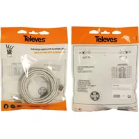 Televes Patchkabel S/FTP CU CAT6A PK6AL5G-T