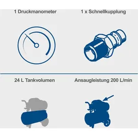 SCHEPPACH HC30ox 24L 8bar