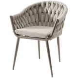 Destiny Gartensessel MOLINO 61 x 59 x 81 cm taupe