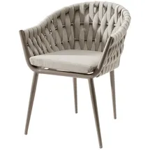 Destiny Gartensessel MOLINO 61 x 59 x 81 cm taupe