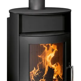 Justus Island Aqua II Wasserführender Kaminofen Stahl Schwarz
