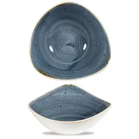 Churchill 12 x Schale dreieckig 23,5cm STONECAST blueberry