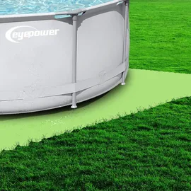 Eyepower Poolunterlage 1,9m2 grün 50x50 cm