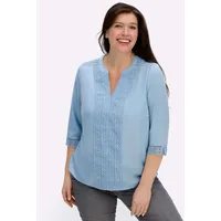 Sieh an! Schlupfbluse blau 50