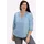 Sieh an! Schlupfbluse blau 50