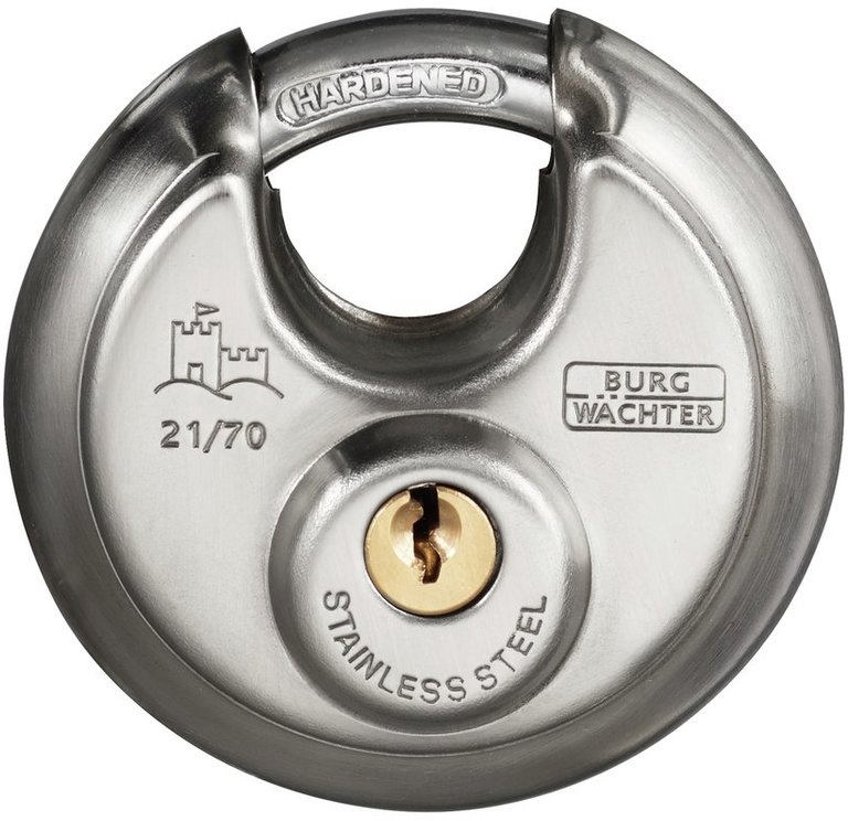Burg Wächter Rundbügelschloss Circle 21 70 21.0 x 16.0 mm - 1 Stück