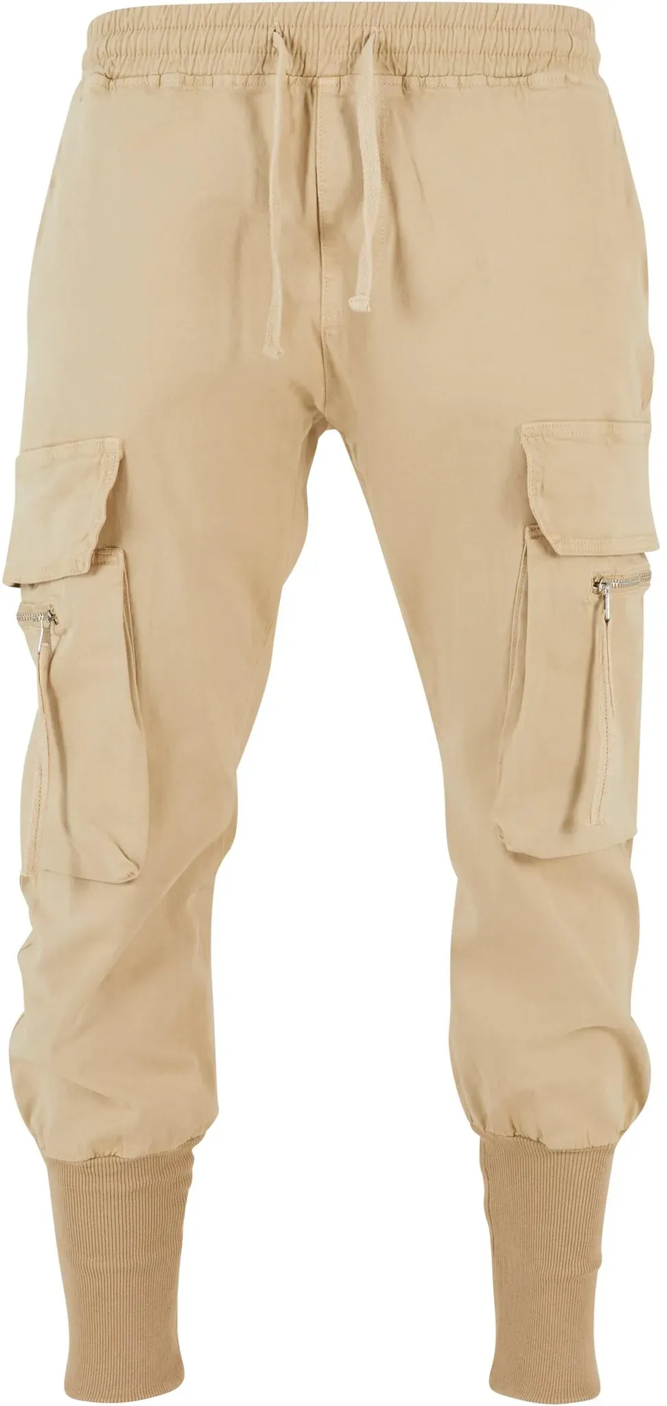 Cargohose 2Y PREMIUM "2Y Premium Herren Basic Cargo Denim" Gr. 36, Normalgrößen, beige Herren Hosen Cargohosen