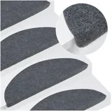 vidaXL Stufenmatte 23,41 x 59,52 cm Grau