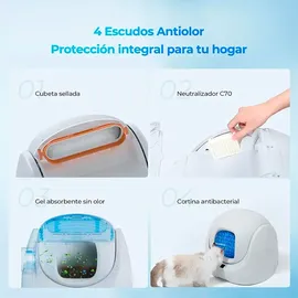 CATlink Katzentoilette Baymax Lite Größe M Weiß