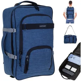 Elephant Gin Fly Travel Rucksack Blau/Schwarz