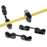 HellermannTyton KK4-N66-BK-D1 Zugentlastung Klemm-Ø (max.) Polyamid 6.6 Schwarz