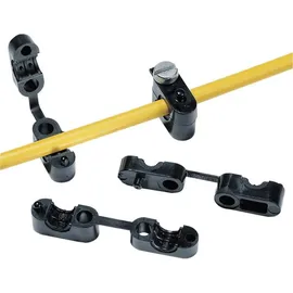 HellermannTyton KK4-N66-BK-D1 Zugentlastung Klemm-Ø (max.) Polyamid 6.6 Schwarz