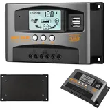 Solar Laderegler 100A MPPT Solar Panel Controller Regler Daul USB Regler 12V/24V Solarladeregler