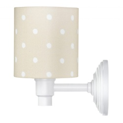 Wandleuchte LOVELY DOTS BEIGE
