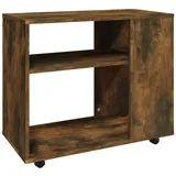 vidaXL Beistelltisch Räuchereiche 70x35x55 cm Holzwerkstoff