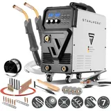 STAHLWERK Schweißgerät MIG 270 Puls Pro 4-in-1 Schutzgas-Schweißgerät Alu-Paket