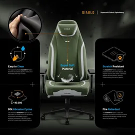 Diablo Chairs X.Eye Prime Gaming-Stuhl Grün PC