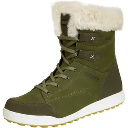 GUGGEN Mountain HPC56 Damen Winterstiefel Echtleder mit Kunstfell wasserdicht 41