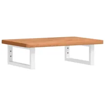 vidaXL Waschbeckenregal Wandmontage 60 x 2,5 x 40 cm Braun