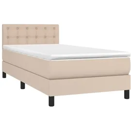 vidaXL Boxspringbett 90 x 200 cm Braun